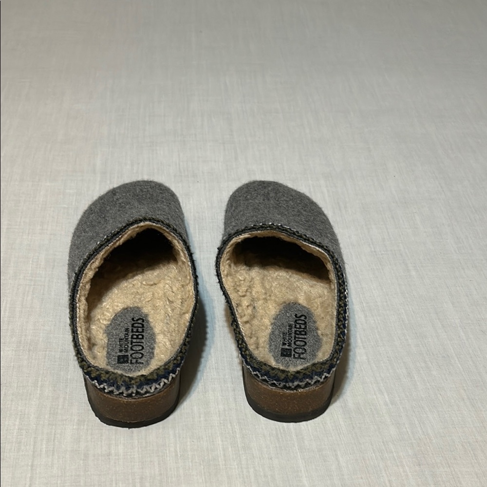 Footbeds White Mountain Grey Clogs - Picture 4 of 5